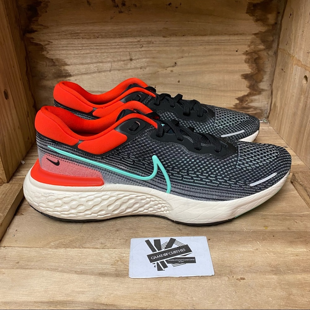 Nike Zoom X Invincible Run flyknit red green gray white running sneakers shoes